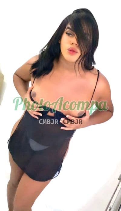 Foto 2: Travesti acompanhante em Duque de Caxias — beijo grego, Esheley Garcia