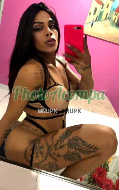 Foto 2: Travesti acompanhante em São Vicente — beijo na boca, Mikaely Lins