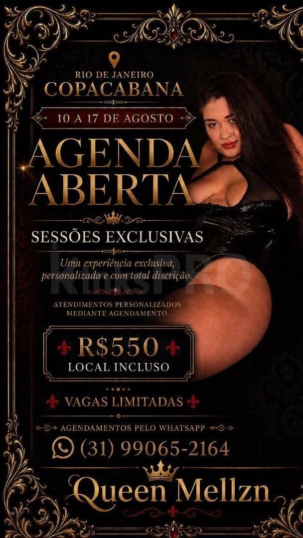 Queen Mellzn — acompanhante no Rio de Janeiro